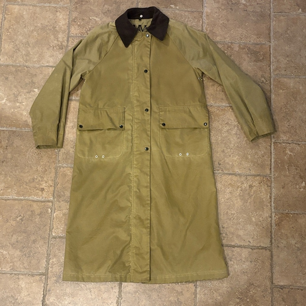 Barbour style trench from Mango